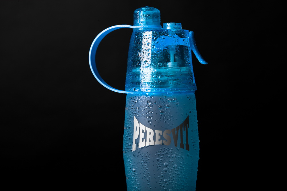 Peresvit 2xCool Spray Sport Bottle Frosty Blue, Photo № 3